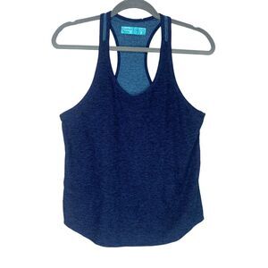 NWOT Outdoor Voices Athletic Workout Tank Top Racerback Sleeveless M Navy Blue